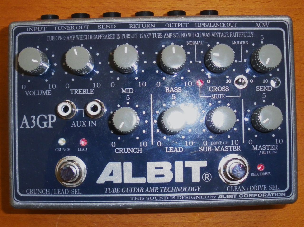 Albit GUITAR PRE-AMP A3GP (TUBE MODEL) : 四人冗語