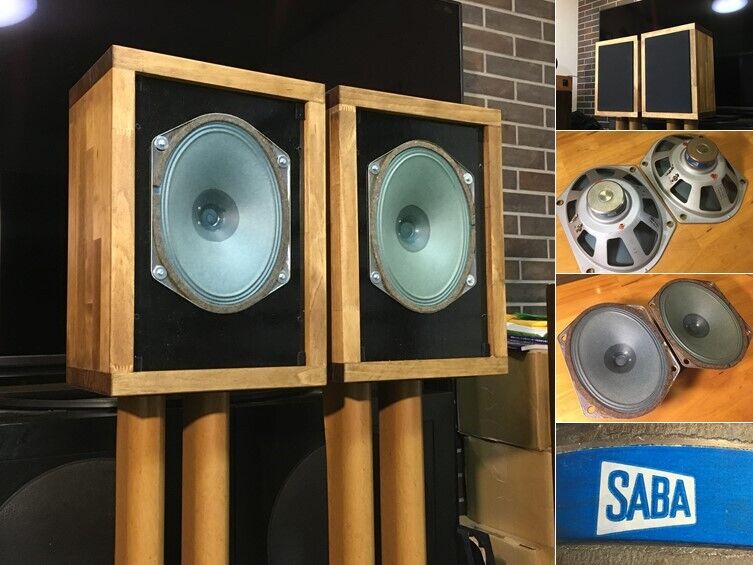 西独SABAビンテージ大型グリーンコーンフルレンジシステム 最高音質