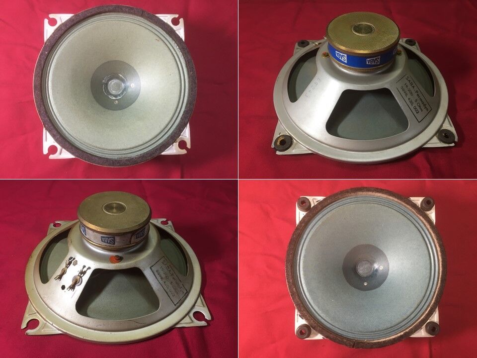 値引独SABA Permadyn 19-200 ビンテージフルレンジユニット2本 値引独