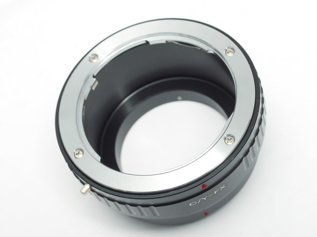 ヤシカ/コンタックスマウントのレンズ フジXマウント用マウント