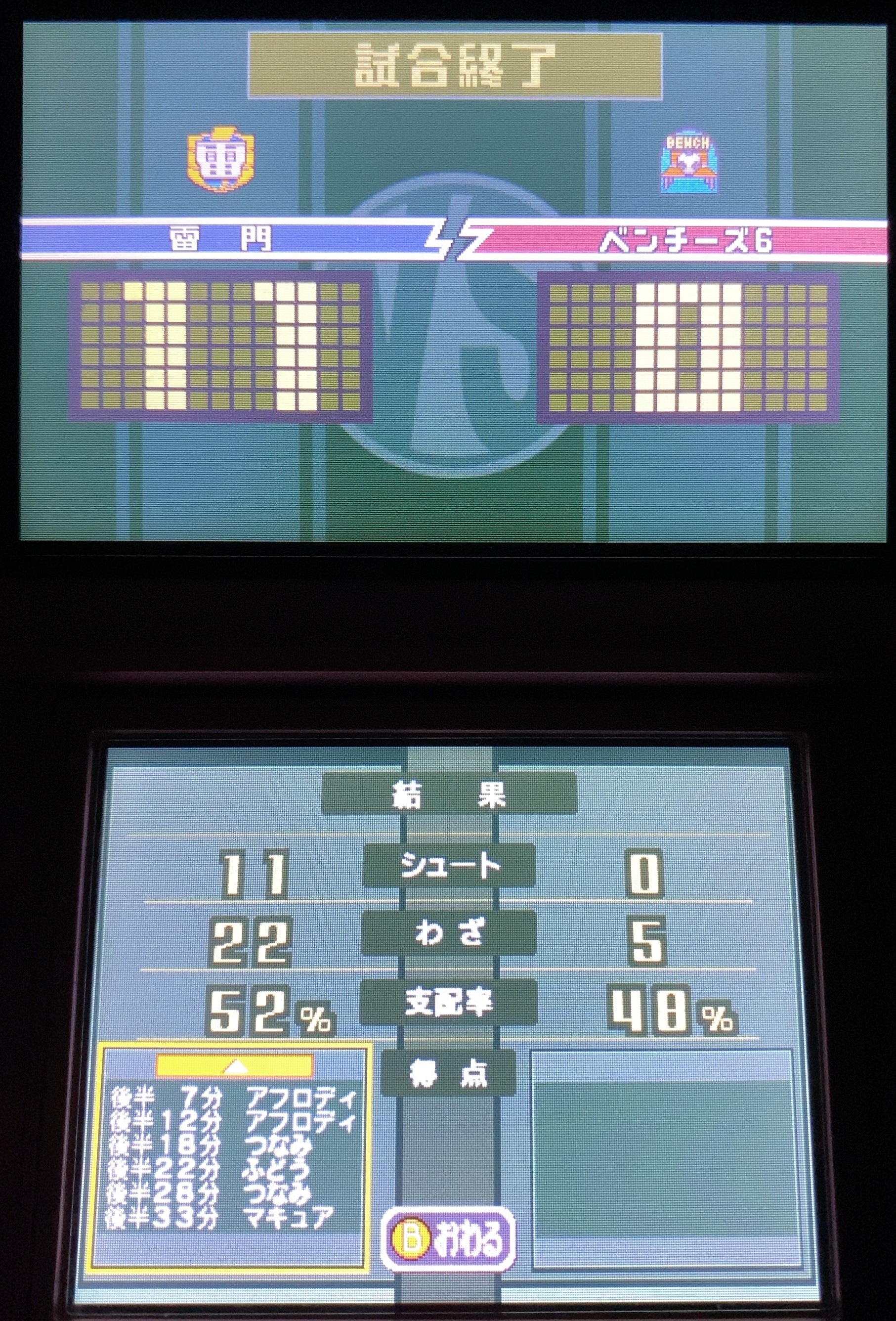 イナズマイレブン1・2・3!! 円堂守伝説 すれ違い全解放済み イナズマ