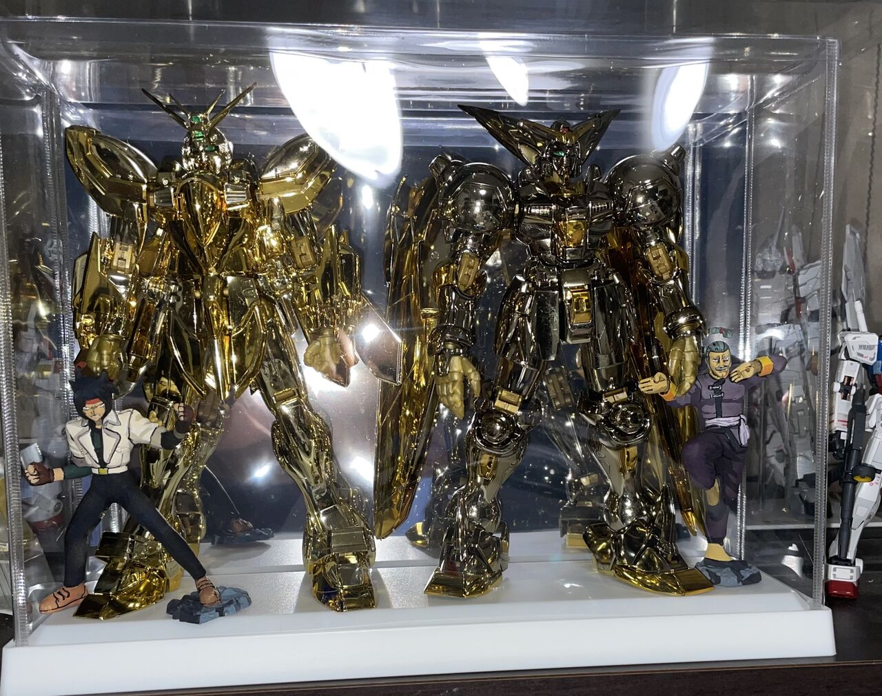 機動武闘伝Gガンダム】メッキ版 MG ゴッドガンダム マスターガンダム