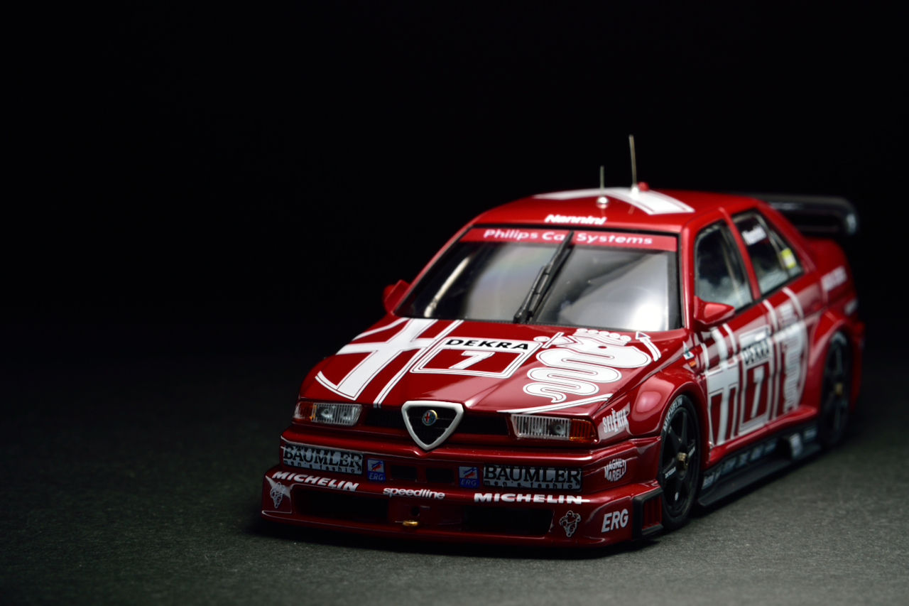 HPI 1/43 Alfa Romeo 155 V6 Ti #7 DTM 1993 : POKER FACE 4 ReLoad