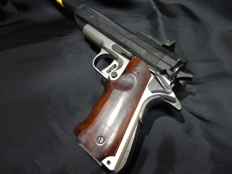 マルゼン APS-1 ドミネーター 木製グリップ 、トリガー変更？ マルゼン