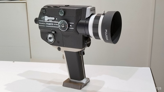 1972/昭和47/FUJICA/Z700/Single8/シングル8/固定グリップ/8ミリカメラ