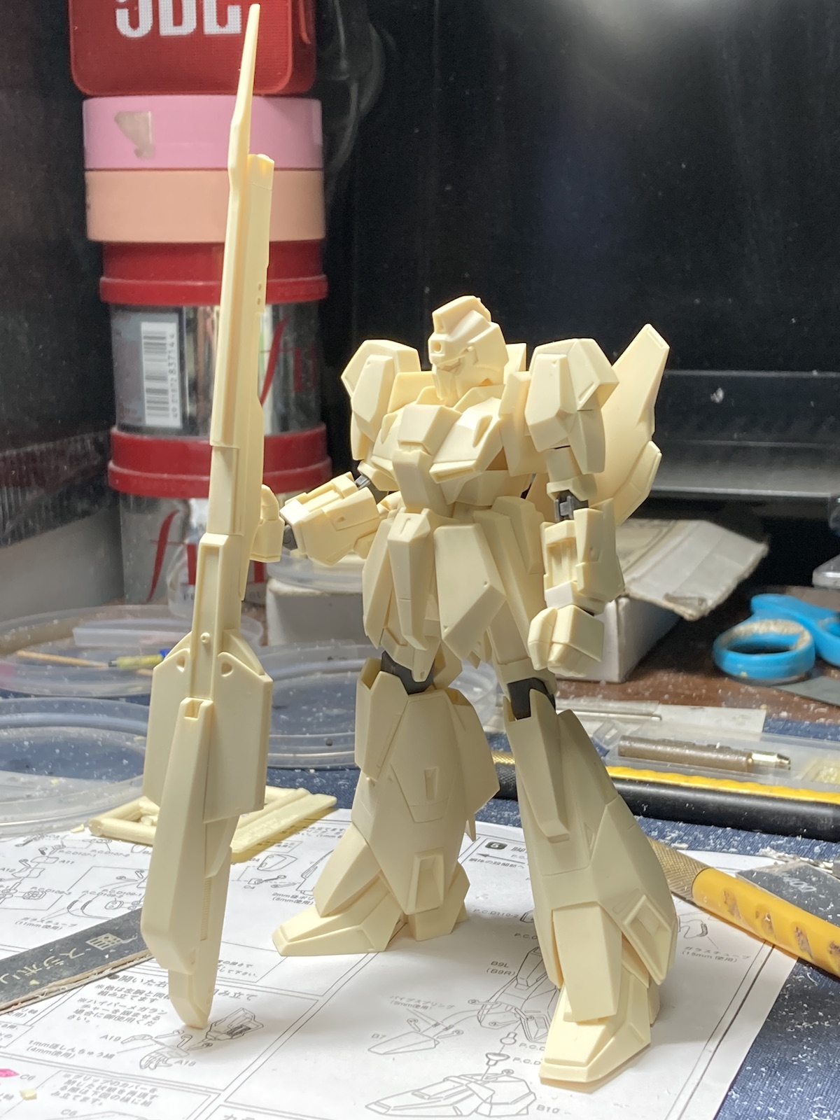 B-CLUB 1/144 ZガンダムGK版・ハイパーメガランチャー : 〜hontepetaの