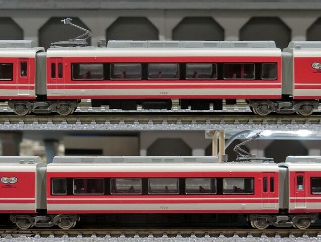 TOMIX改 小田急ロマンスカー7000形｢LSE｣新塗装 : 横浜西部急行の備忘録