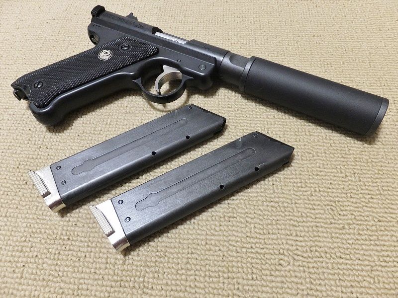 マルシン】 スタームルガーMK1 ASSASSINS/ABS 固定スライドガスガン