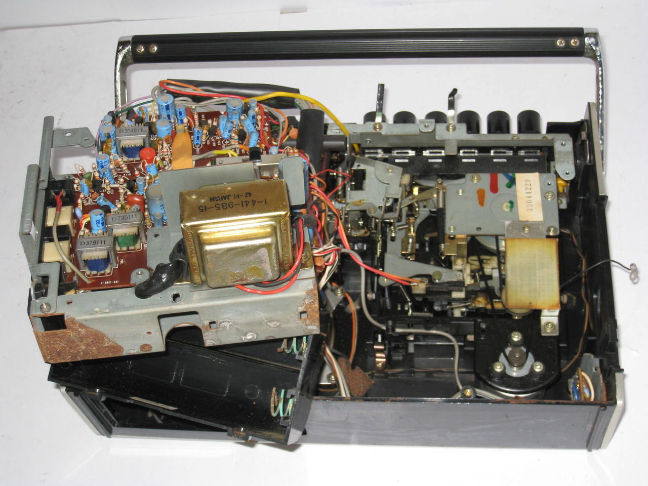 ソニーラジカセCF-1780の修理 : 真空管ラジオ修理キッシー工房