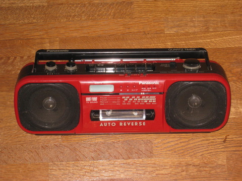 赤いSラジカセ ナショナルRX-FM23の修理 : 真空管ラジオ修理キッシー工房