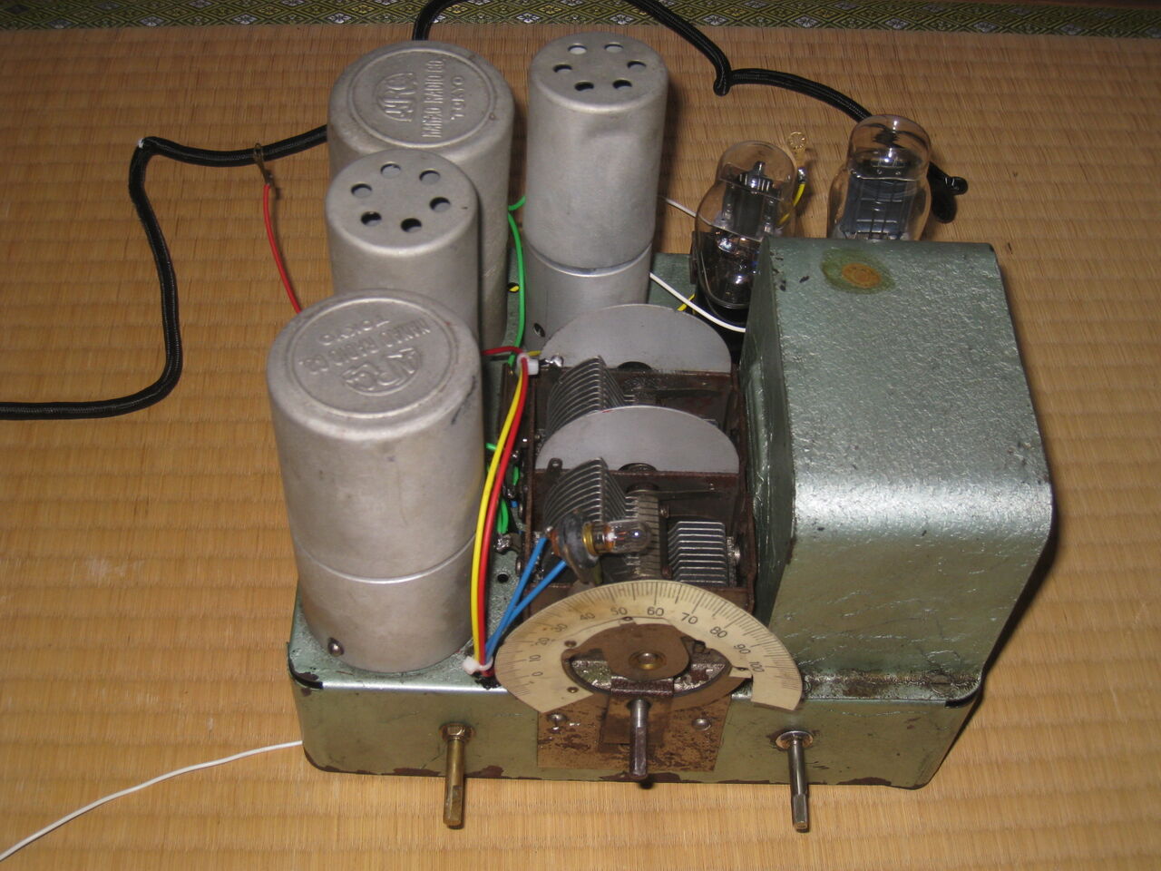 戦前ナナオラ真空管ラジオの修理・・・①全体把握 : 真空管ラジオ修理