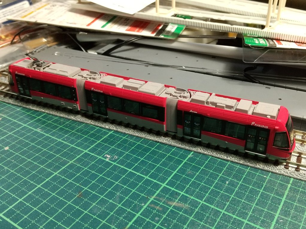 鉄コレ 福井鉄道F1000形F1004 FUKURAM ピンク 鉄コレ 福井鉄道F1000形