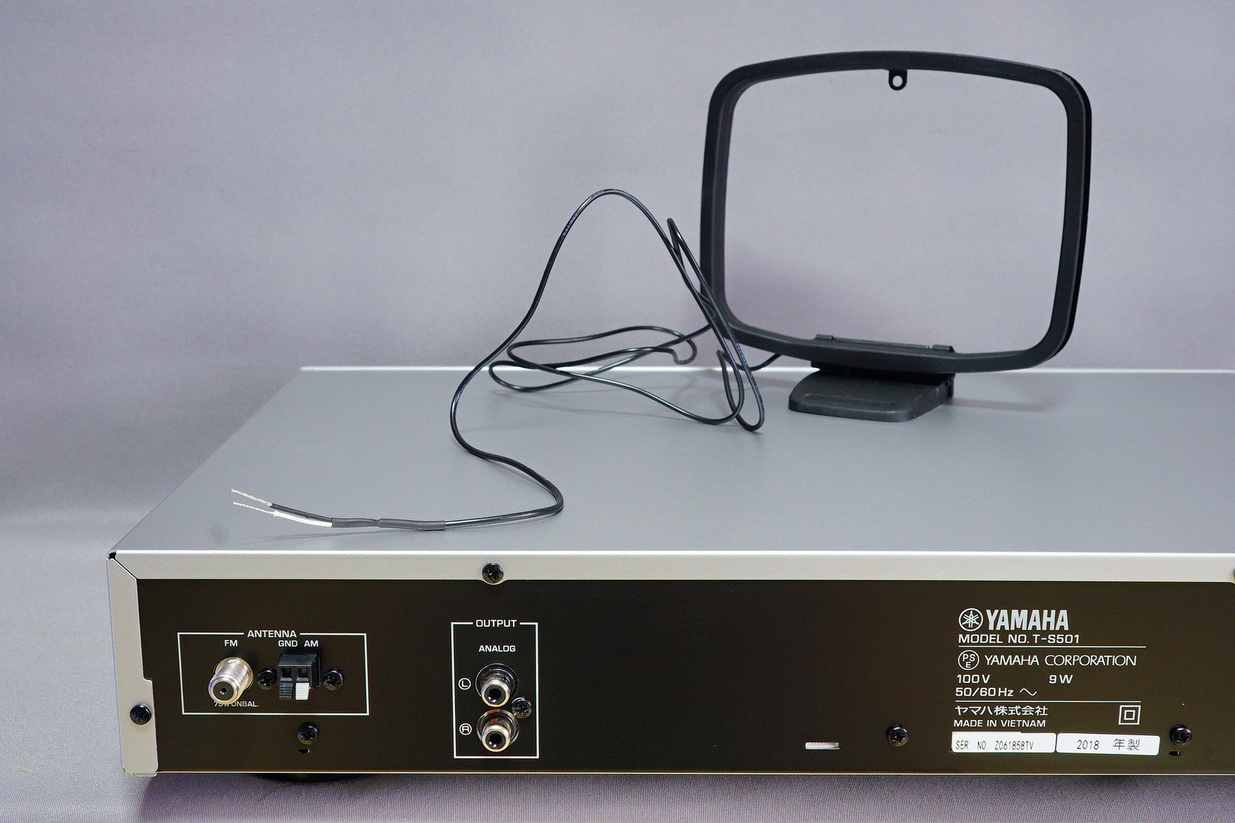 ワイドFM / AM チューナー「YAMAHA T-S501」のレビュー : 趣味の「写真