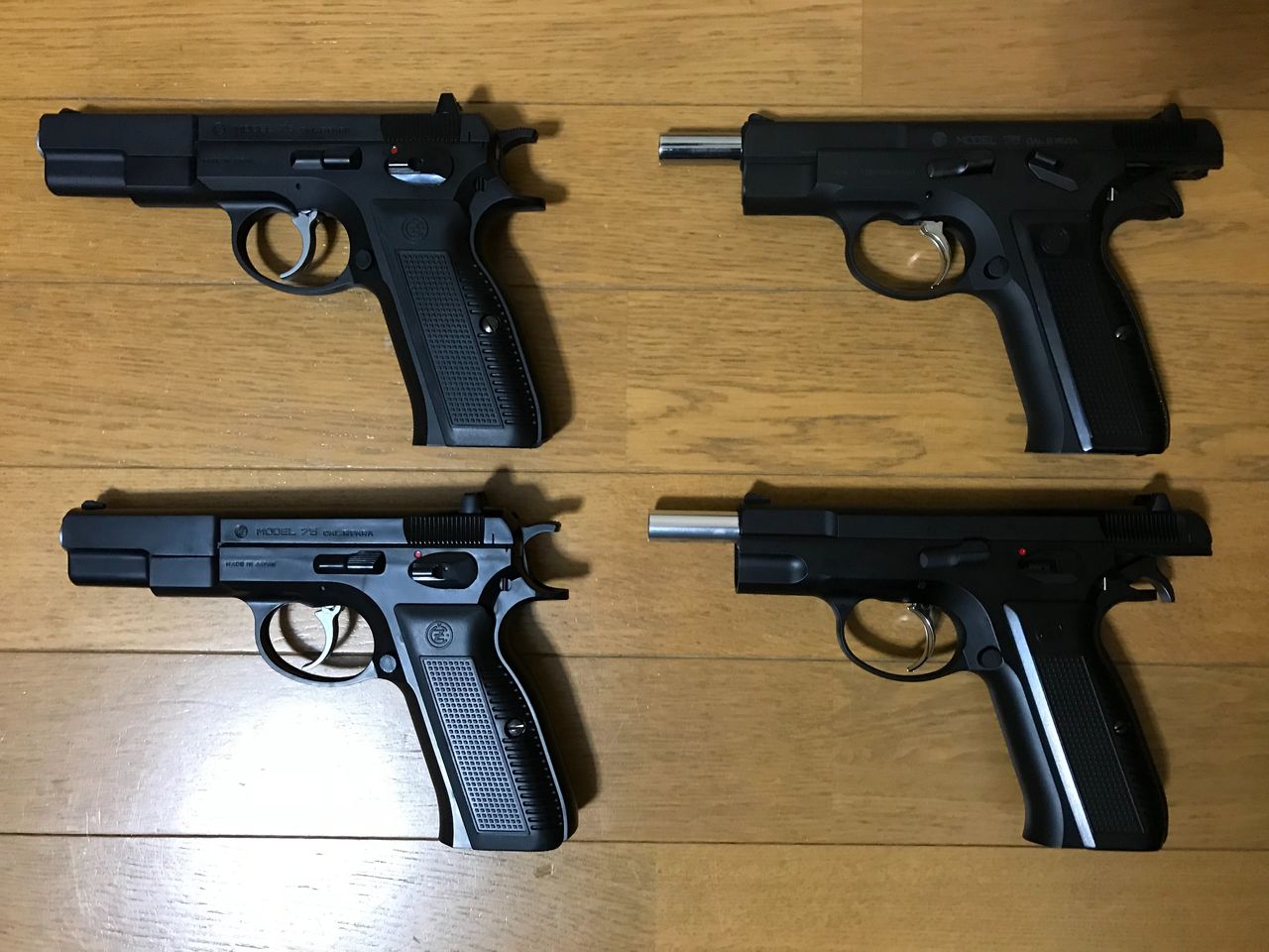 エアガンレビュー】KSC CZ75 1st Version GBB : Bravo1は自重で落下します