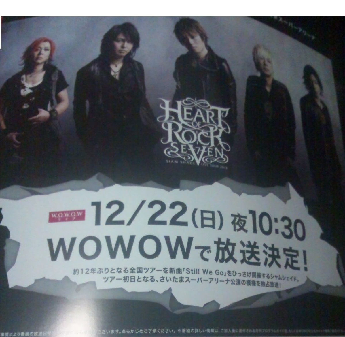 SIAM SHADE HEART OF ROCK 7 さいたまスーパーアリーナ : ぱらみろっく