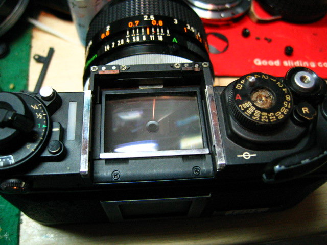 キヤノン New F-1のレストア : カメラと写真が大好きな毎日 + バイク
