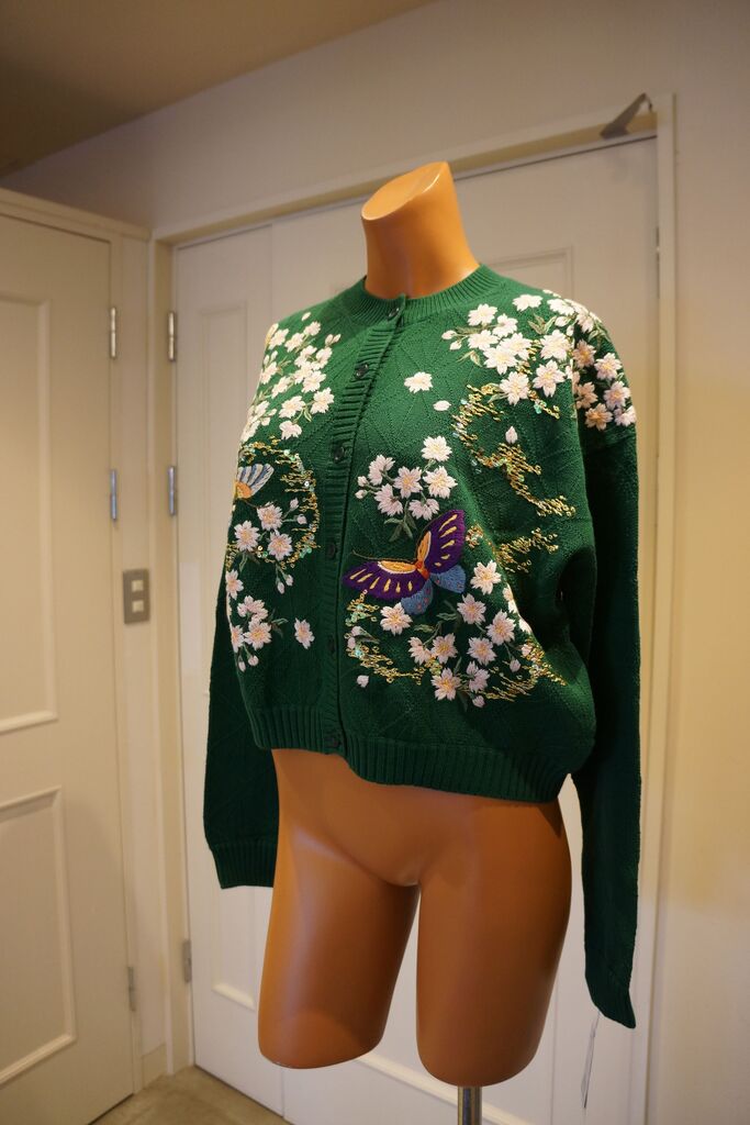 KEITAMARUYAMA（ケイタマルヤマ) 桜＆蝶ニットカーディガン : mode