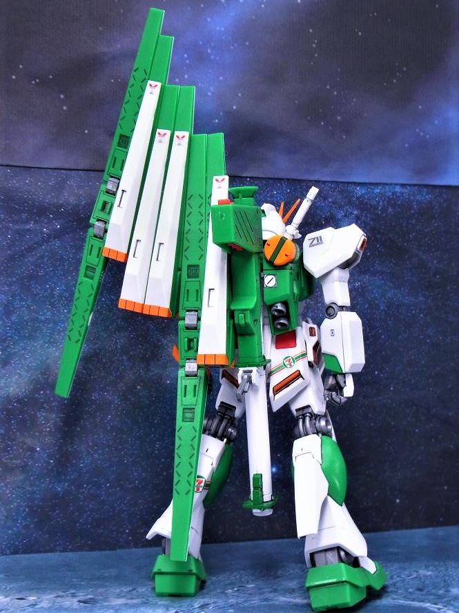 HGUC νガンダム Ver.GFT セブンイレブンカラー レビュー : おもちゃの