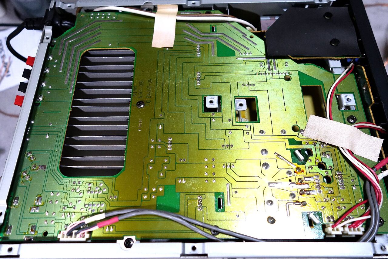 YAMAHA A100a ジャンクの内部探索 : アンプジャンカーのblog