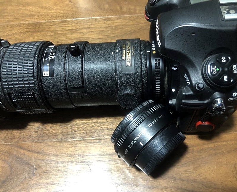 AF NIKKOR 300mm F4 ED 購入＆解像力チェック : まるそんPHOTO日記