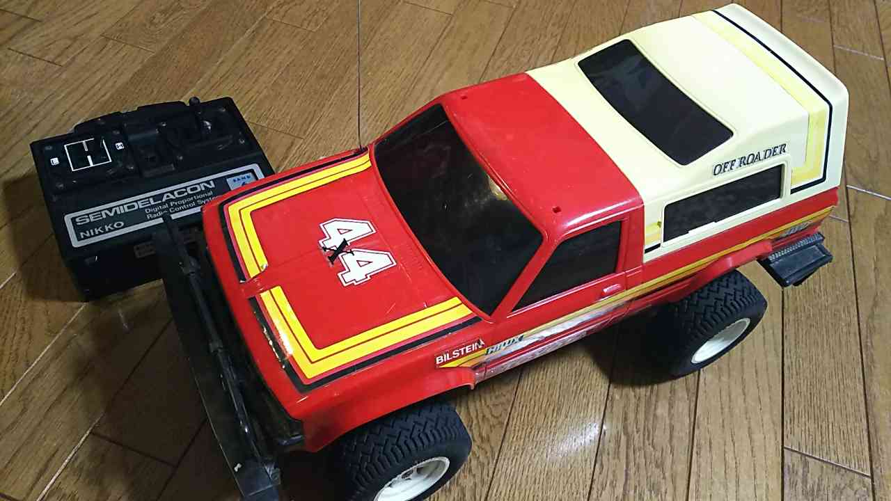 完動品】1982年製【NIKKO 1/10 トヨタハイラックス4WD】サンドイーグル