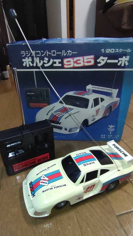 1978年頃【朝日通商 1/20 ポルシェ935ターボ】約45年前の不動品だった