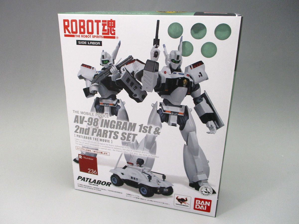 ROBOT魂 イングラム1号機&2号機パーツセット(PATLABOR the Movie)」4
