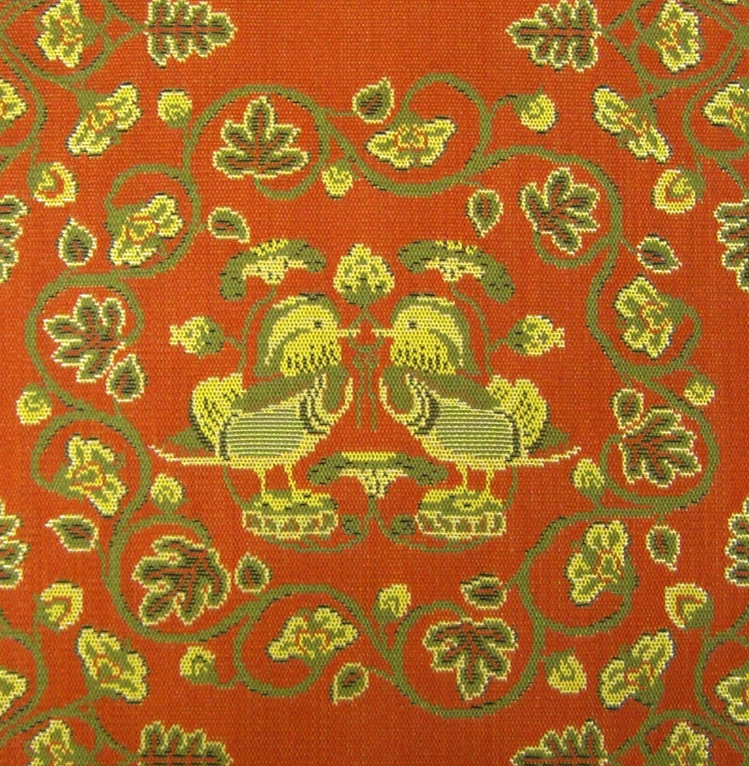 鴛鴦唐草文錦（おしどりからくさもんにしき） : 龍村美術織物公式ブログ