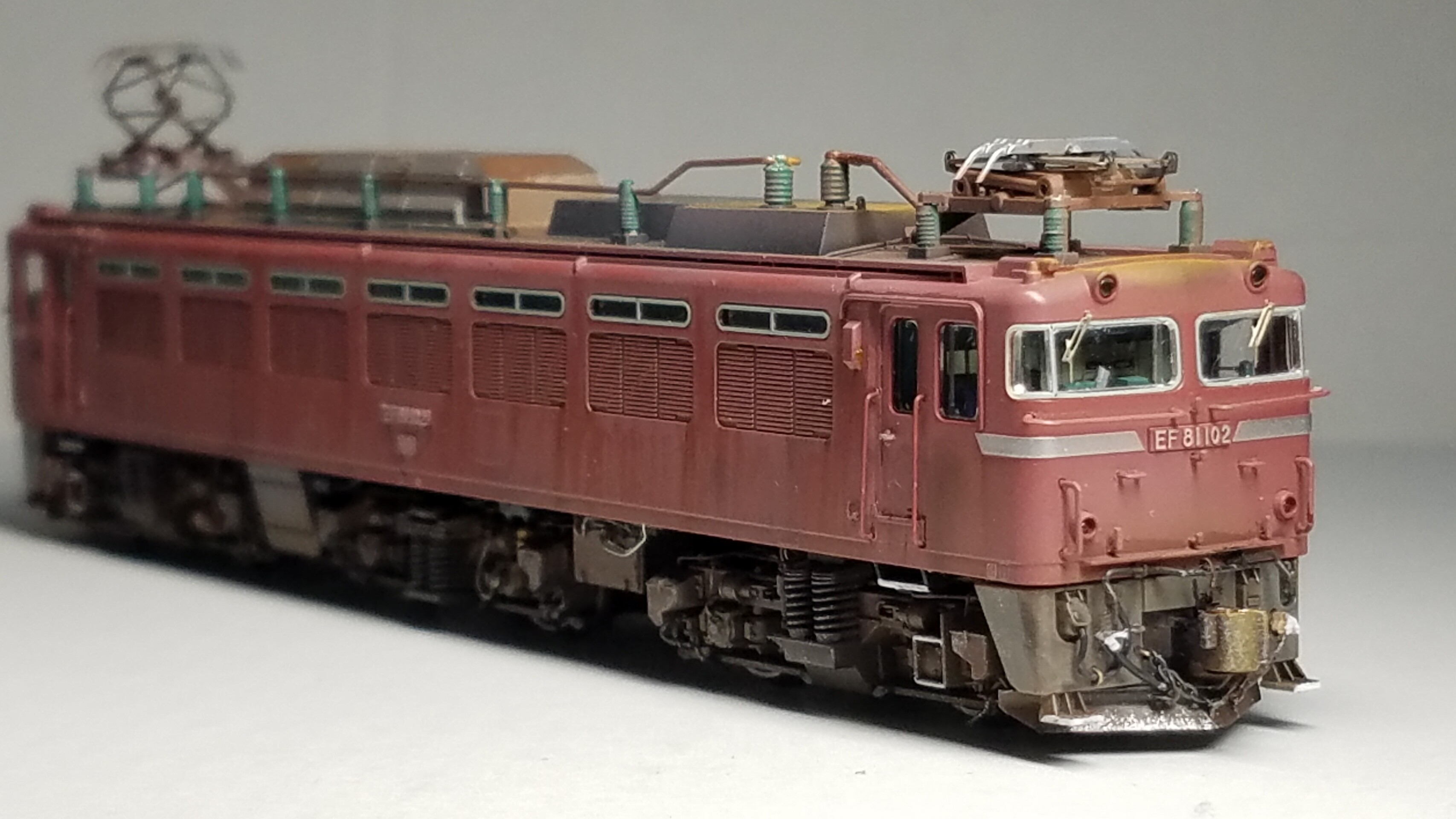 Kato 3066-1 EF81 一般色の精密加工整備 その⑤完成 : （仮称）東北