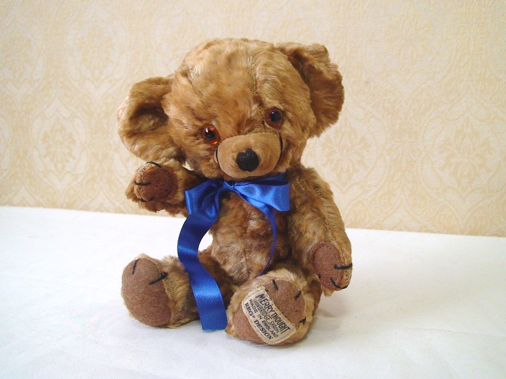 アンティークヴィンテージ英国製メリーソートチーキーテディベア