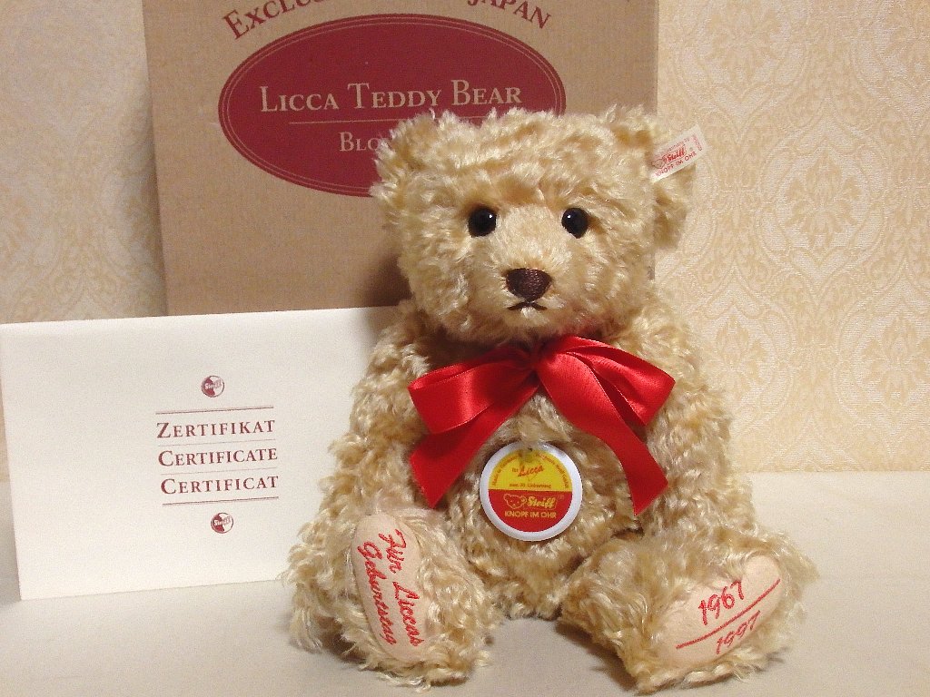 シュタイフ社・1997年日本限定「リカ・テディベア」 : よきべあ