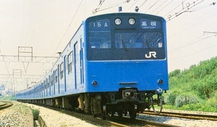 国鉄 201系電車 京阪神緩行線 運転開始記念日 1983.2.21 ～103系を