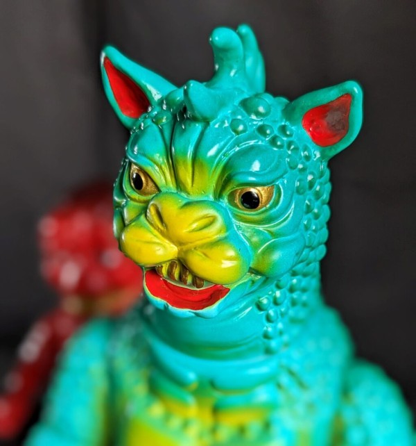 ガバラ＆ミニラ（ブルマァク復刻・マルサン）ソフビフィギュア2体