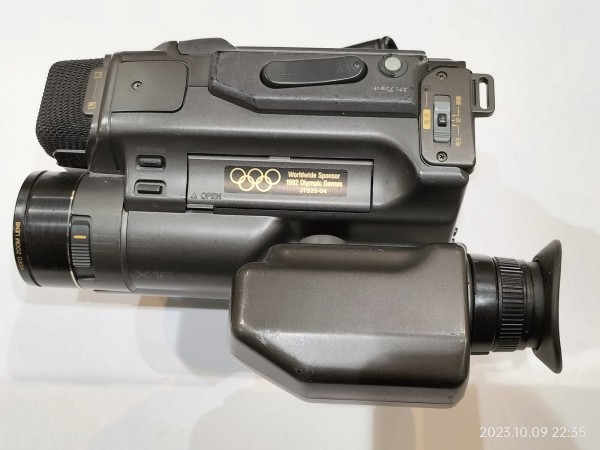 1991/平成3/Panasonic/NV-S9/S-VHS-C/オリンピック協賛シール