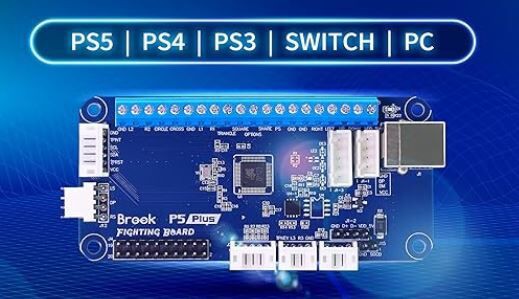 BrookからPS5対応の自作コン向け基板「P5 Plus Fighting Board」が発売