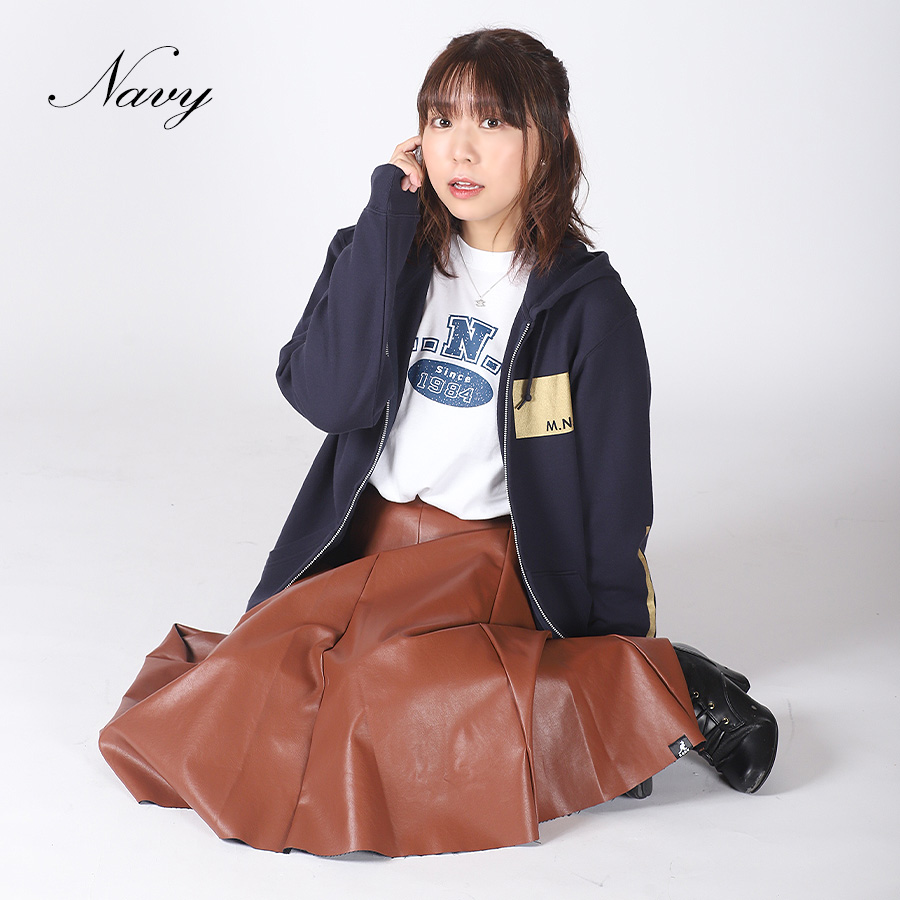 受注期間限定！松嶋桃コラボ企画第3弾！コラボZIPパーカー◇松嶋桃