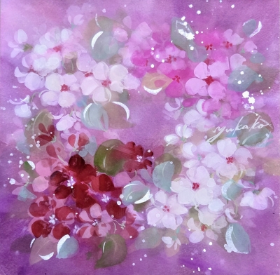 花の絵ファンタジック水彩画｜【公式】リビングカルチャー倶楽部