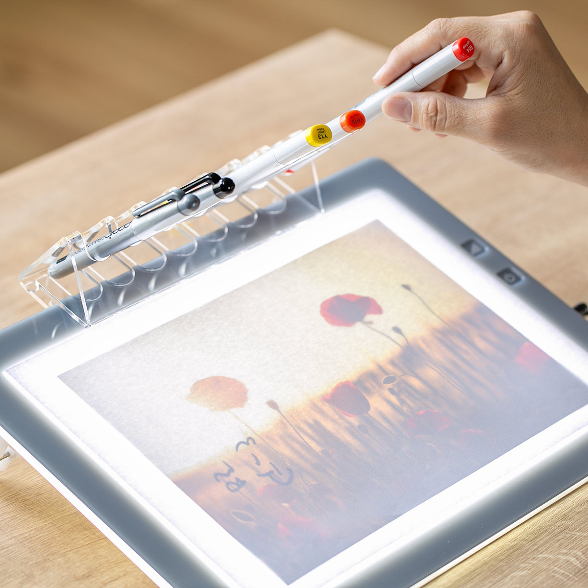 dショッピング |ペンスタンド トレビュアー トレース台専用 アクリル製