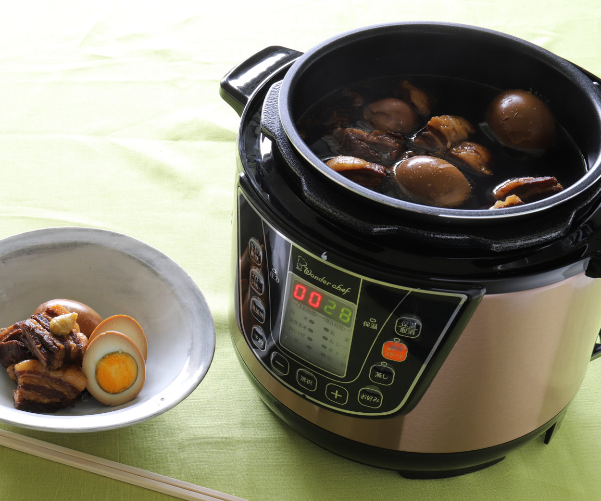 電気圧力鍋 3L 5点セット 楽ポン マイコン電気圧力鍋 ワンダーシェフ