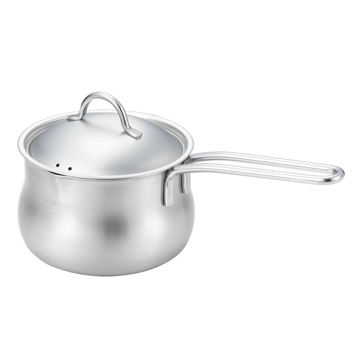 dショッピング |ミルクパン 12cm 蓋付き 両口 ステンレス製 日本製