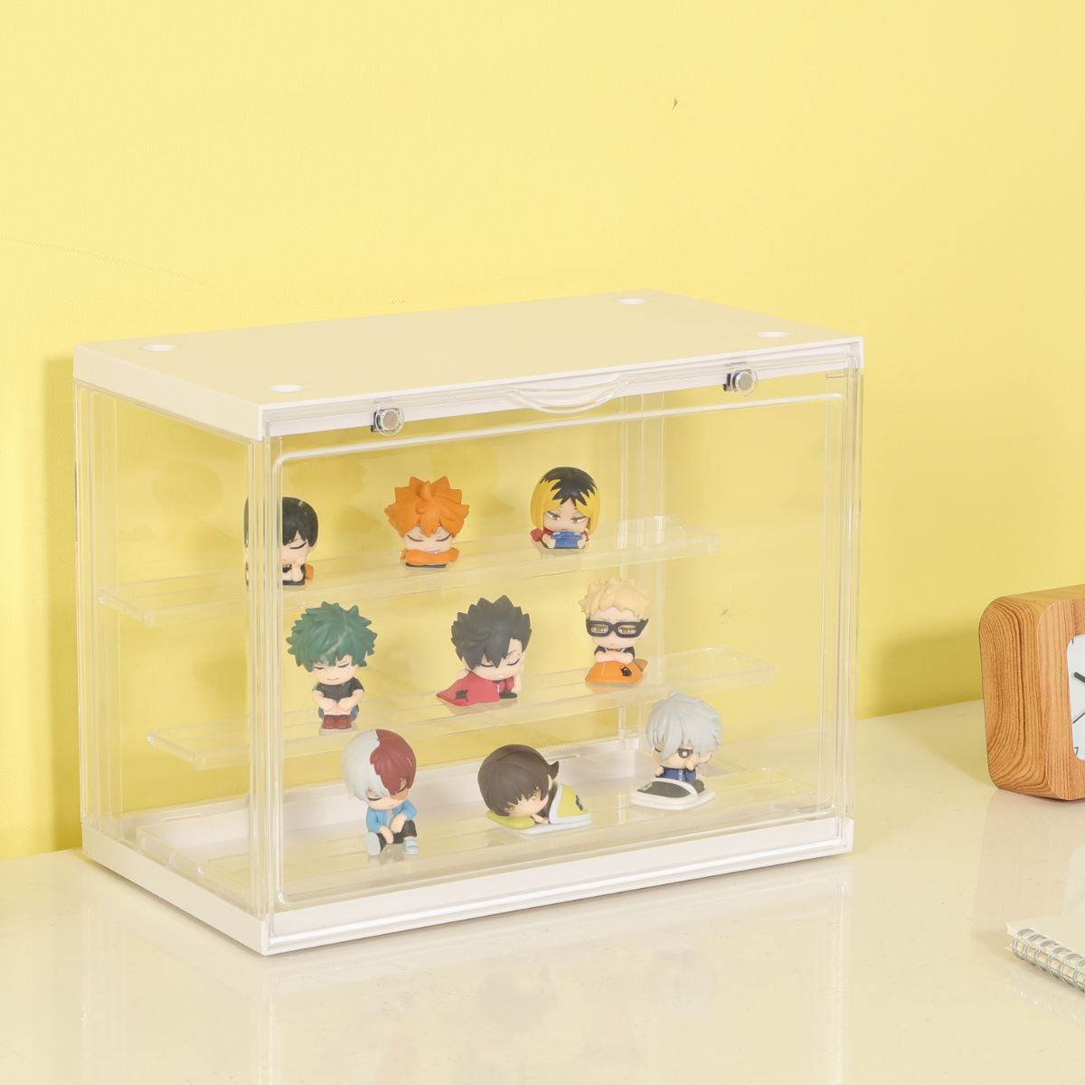 収納ケース コレクションケース hina 扉付き 推し活 卓上 積み重ね