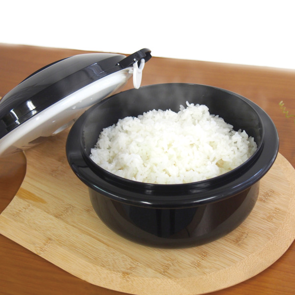 電子レンジ 炊飯器 0.5合 2合 圧力弁でおいしく炊ける電子レンジ用炊飯