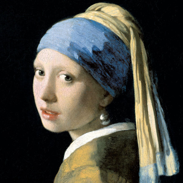 絵画 『真珠の耳飾りの少女』 52×42cm ヨハネス・フェルメール 1665