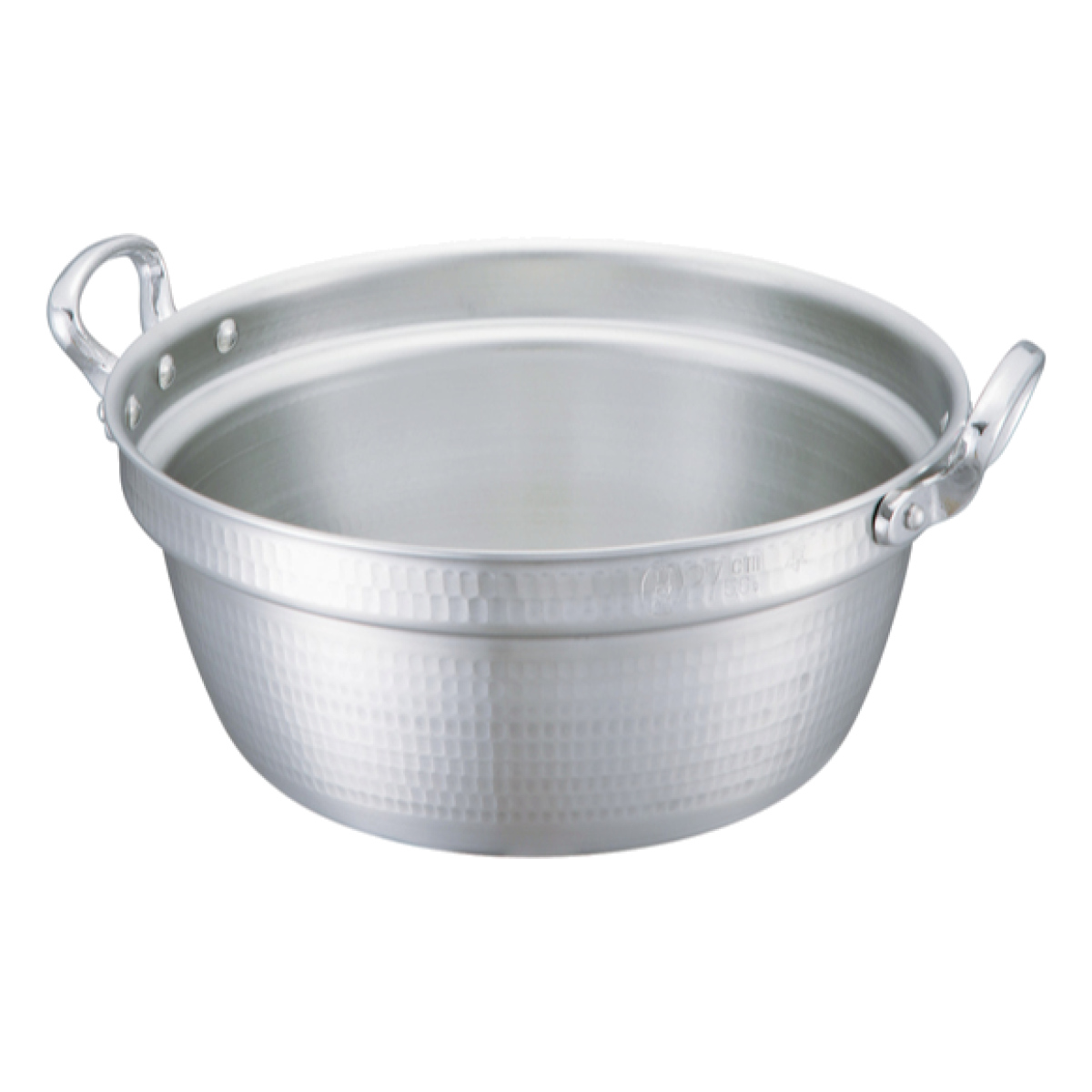 料理鍋 30cm 8L 厚板 極厚 厚板打出料理鍋 業務用 中尾アルミ （ ガス