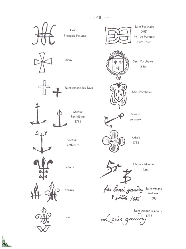 Marques et Signatures de la faïence Française - LIBERTY's Livres