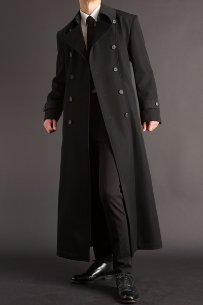 着丈の長いメンズコート｜ナポレオンコート 135【ロングコート・マント
