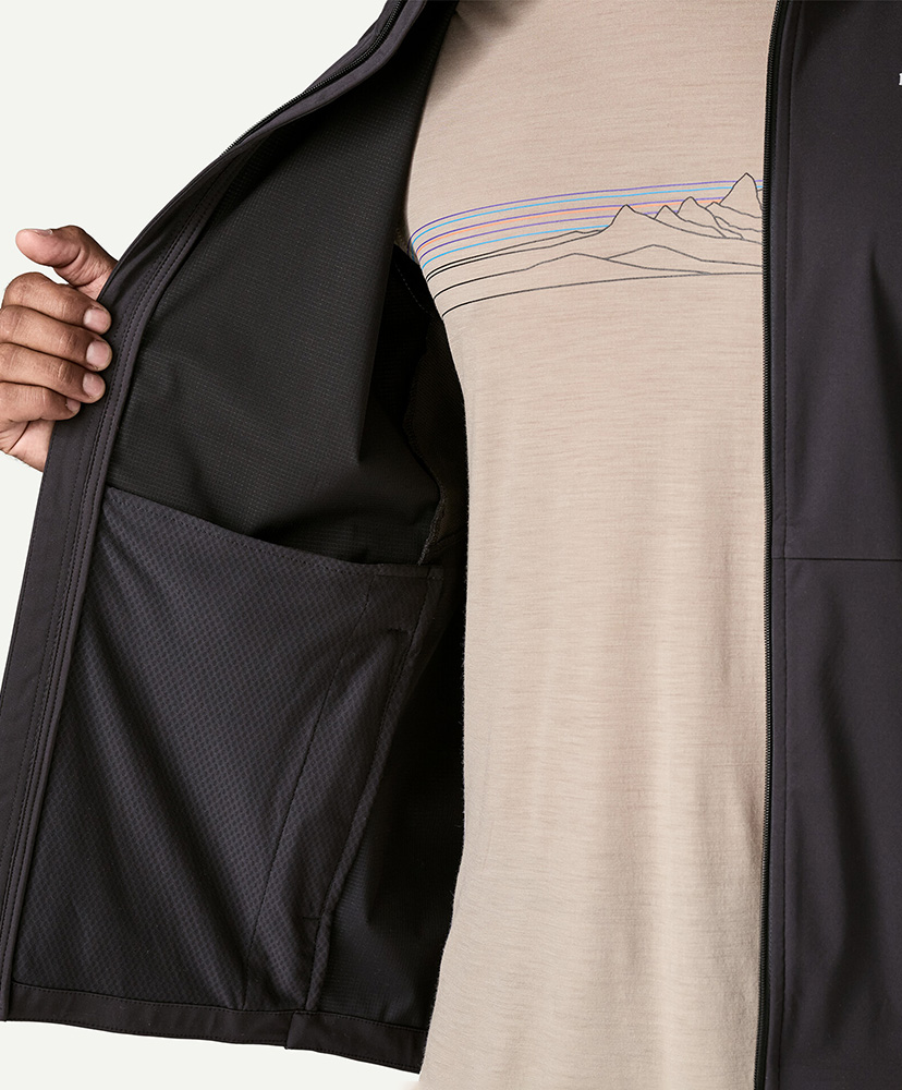 Men's Wind Shield Jacket(L(MEN) BLK/ブラック): Patagonia