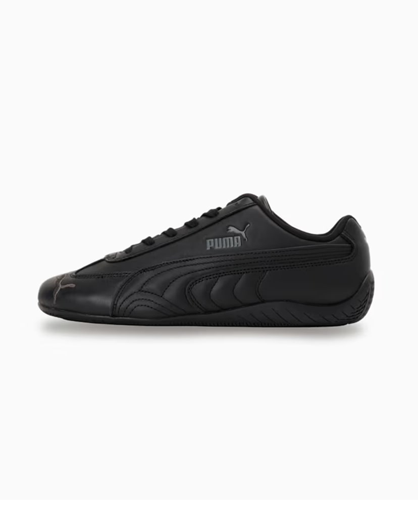 Speedcat Full Leather(22.5cm PUMA Black×Shadow Gray/プーマブラック