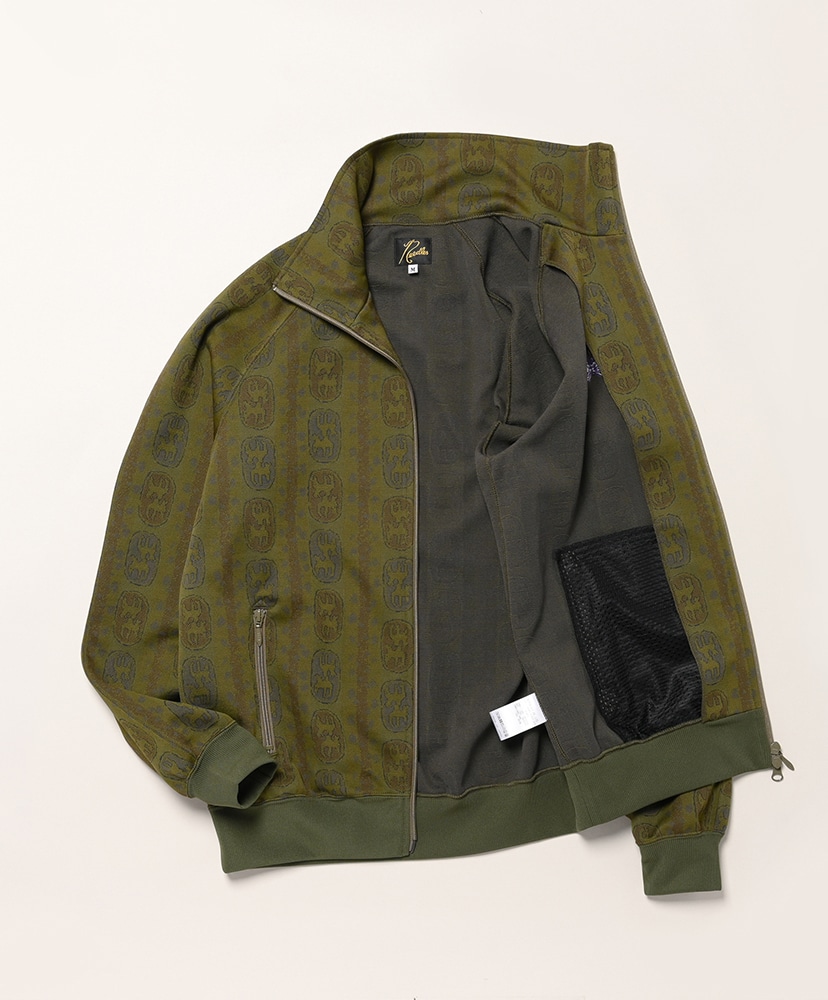 Track Jacket - Poly Jacquard(1(WOMEN) Orange/オレンジ): NEEDLES