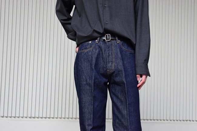 AURALEE[オーラリー] 23SS Hard Twist Denim 5P Pants [Indigo]